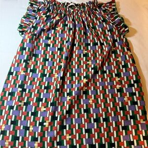 Ces Femme Multicolor Geometric Blouse